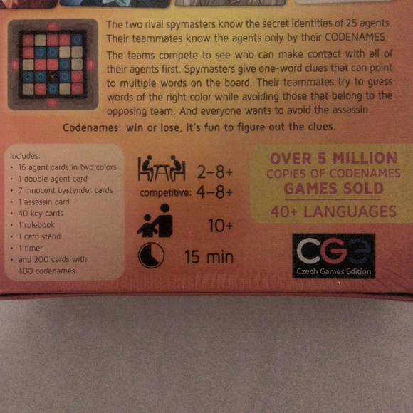New Codenames Game - Picture 6 of 6